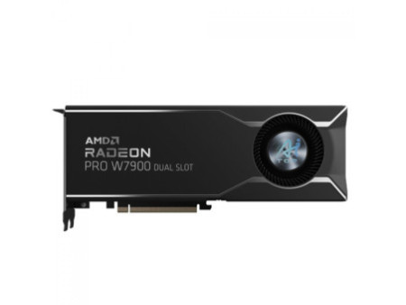 Placa De Vídeo Gigabyte AMD Radeon PRO W7900 Dual Slot AI TOP, 48GB, GDDR6, 384-bit, Preto