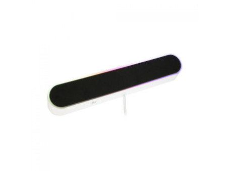 Soundbar Gamer Redragon, Adiemus GS560W, RGB, Stereo 2.0, USB, 3.5mm, White
