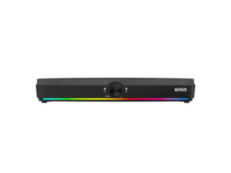 Caixa de Som Marvo SG-286, RGB, USB 2.0, 5W, Black