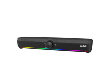 Caixa de Som Marvo SG-286, RGB, USB 2.0, 5W, Black