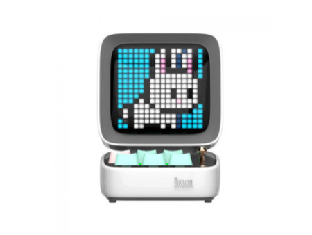 Caixa de Som Divoom Ditoo Pro, Pixel Art, Game Retro, Bluetooth, White, 90100058209