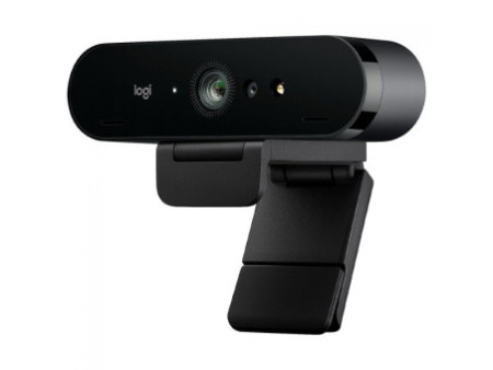 Webcam Logitech Brio 4K, Ultra HD, HDR, 90 FPS, Microfone, 960-001105