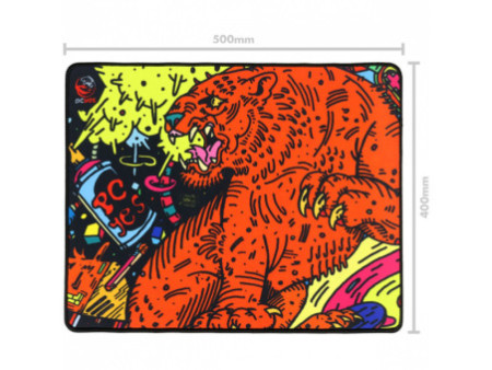 Mousepad Gamer PCYES Tiger Medium, Estilo Speed, 500x400mm, PMT50X40