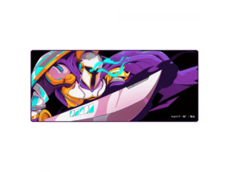 Mousepad Gamer Havit VKS, Grande, 700x300x3mm, Preto e Roxo, MP862-VKS