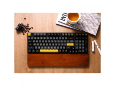 Apoio De Pulso Para Teclado Akko Rosewood Wrist Rest 98, Madeira Bubinga