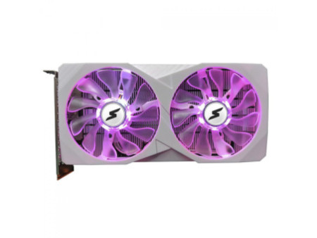 Placa De Vídeo SuperFrame AMD Radeon RX 6600 Falcon, 8GB, GDDR6, RGB, FSR, Ray Tracing, White, SF-GC-FCAM66008GD6W