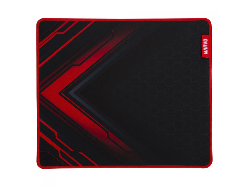 Mousepad Gamer Marvo G49 Blaze L, 450x400mm, Preto/Vermelho