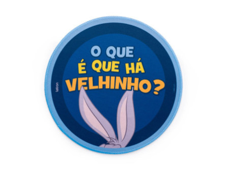 Mousepad Letron Looney Tunes Pernalonga, Estampado, Redondo, 26cm