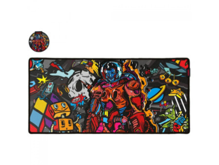 Mousepad Gamer PCYes Dr Kepler Extended, Extra Grande, 900x420mm, DRK90X42