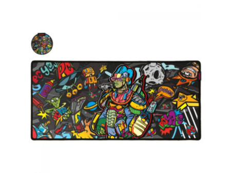 Mousepad Gamer PCYes Apollo Extended, Extra Grande, 900x420mm, APL90X42