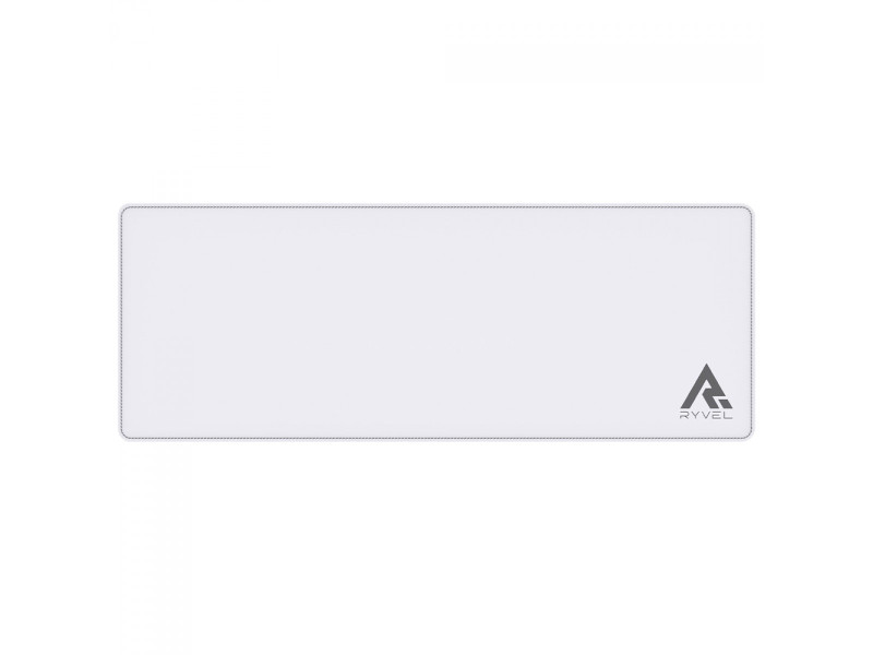 Mousepad Gamer Ryvel White, Grande, 800x300mm, Branco, RY-MP-CL-WT