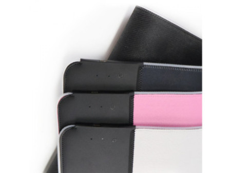 Mousepad Gamer Ryvel Pink RGB Charge, Grande, 800x300mm, Com Carregador Wireless,  RY-MP-CG-PK