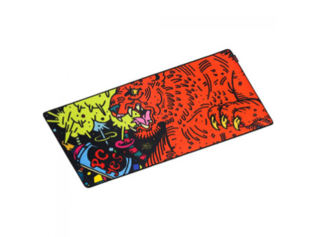 Mousepad Gamer PCYes Tiger Extended, Extra Grande, 900x420mm, PMT90X42