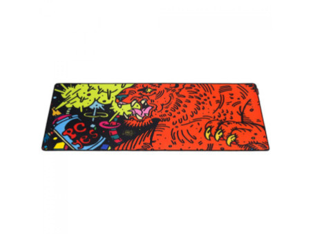 Mousepad Gamer PCYes Tiger Extended, Extra Grande, 900x420mm, PMT90X42