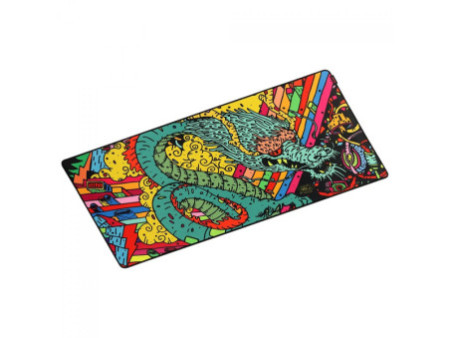Mousepad Gamer PCYes Dragon Extended, Extra Grande, 900x420mm, PMD90X42