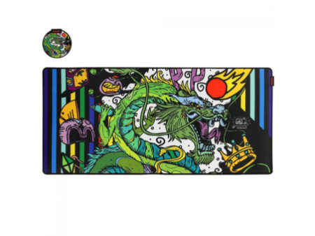 Mousepad Gamer PCYes Ancient Dragon Extended, Extra Grande, 900x420mm, PMA90X42