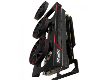 Placa de Vídeo XFX AMD Radeon RX 7800 XT, 16GB, GDDR6, FSR, Ray Tracing, Preto, RX-78TMAIRF9