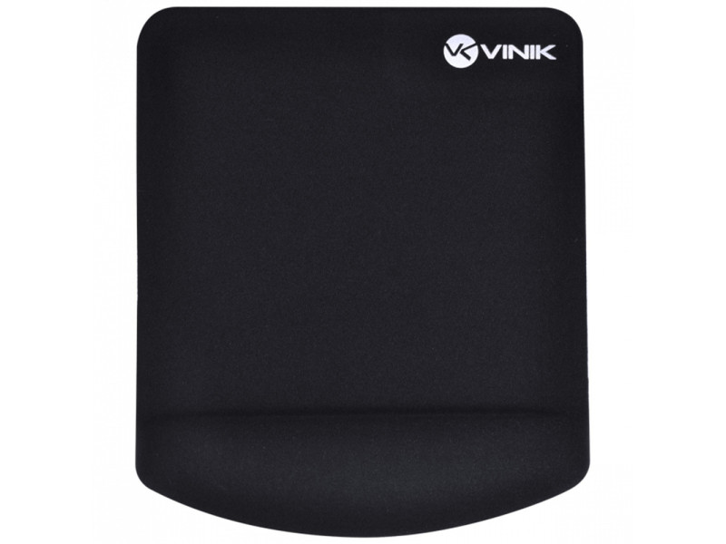 Mousepad Vinik Gel, 220X180X3mm, Com Apoio para o Pulso Feito Em Gel, Black, MPG-02P