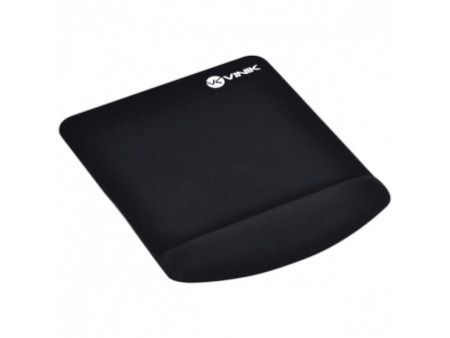 Mousepad Vinik Gel, 220X180X3mm, Com Apoio para o Pulso Feito Em Gel, Black, MPG-02P