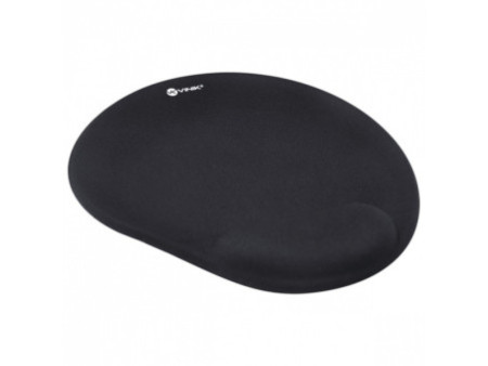 Mousepad Vinik MPG-10P, 220X180X3mm, Com Apoio para o Pulso Feito Em Gel, Black, MPG-10P