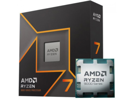 Processador AMD Ryzen 7 9700X, 3.8GHz (5.5GHz Turbo), 8-Cores 16-Threads, AM5, Sem Cooler, 100-100001404WOF