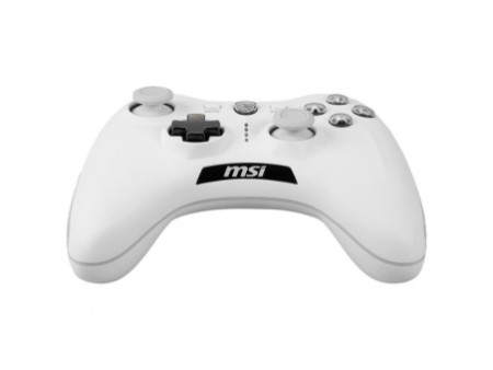 Controle Gamer MSI Force GC30 V2 White, Wireless/USB, PC e Android, Branco