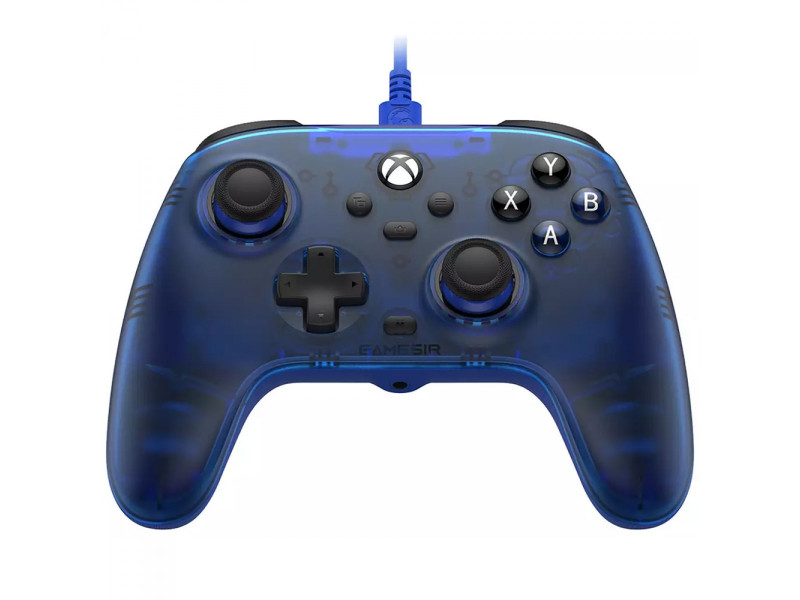 Controle Gamer GameSir T7 Saphire Blue, USB, Para Xbox/PC, Hall Effect, Licenciado Microsoft, Azul