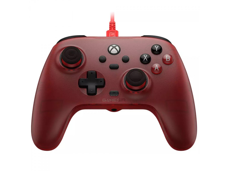 Controle Gamer GameSir T7 Ruby Red, USB, Para Xbox/PC, Hall Effect, Licenciado Microsoft, Vermelho