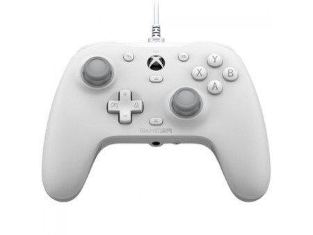 Controle Gamer GameSir G7 HE, USB, Para Xbox/PC, Hall Effect, Licenciado Microsoft, Branco