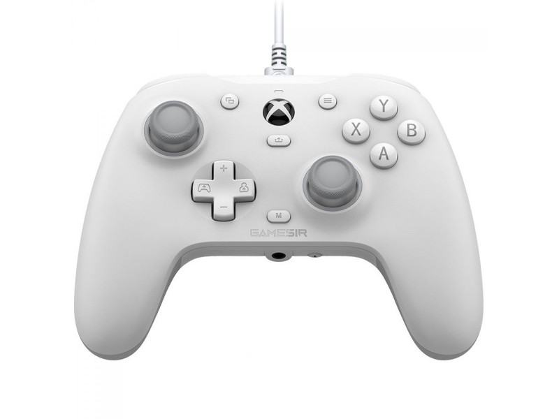 Controle Gamer GameSir G7 HE, USB, Para Xbox/PC, Hall Effect, Licenciado Microsoft, Branco