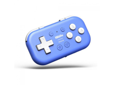 Controle Gamer 8BitDo Micro, Bluetooth, Gamepad, Android/Nintendo Switch/Raspberry, Azul, 80EL02
