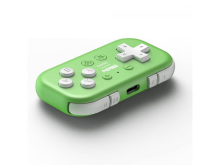 Controle Gamer 8BitDo Micro, Bluetooth, Gamepad, Android/Nintendo Switch/Raspberry, Verde, 80EL01