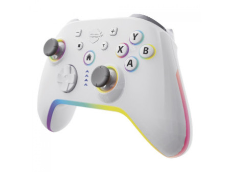 Controle Gamer Ninja Sword, RGB, Bluetooth, PC, Android, iOS, Switch, Branco, GN-CT-SWWYNW