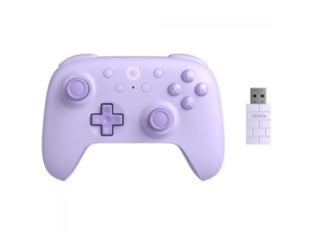 Controle Gamer 8BitDo Ultimate 2C, Bluetooth/Wireless, Hall Effect, Roxo, 81HD01
