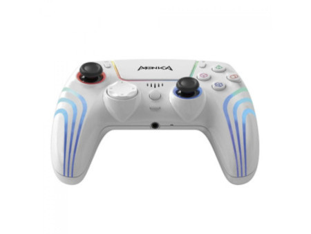 Controle Gamer Marvo Monka GT96, Sem Fio, RGB, PS4/PS3, Branco, GT-96