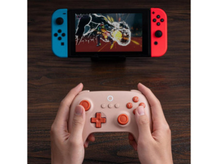 Controle Gamer 8BitDo Ultimate C Para Nintendo Switch, Sem Fio, Bluetooth, Switch, Orange, 80NB02