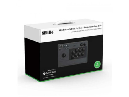Controle Arcade 8BitDo Arcade Stick Xbox, Sem Fio, Black, 81JA02D