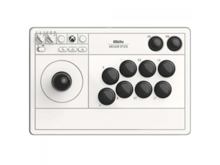 Controle Arcade 8BitDo Arcade Stick Xbox, Sem Fio, White, 81JA01D