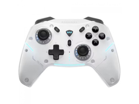 Controle Gamer Machenike G5Pro Max SE, Wireless/Bluetooth, Hall Effect, Branco, JJ02G700C