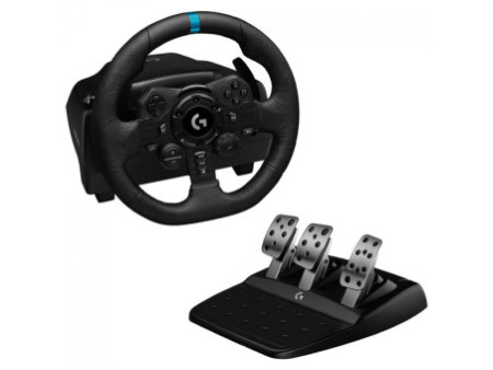 Volante Logitech G923, Para PS5, PS4 e PC, Com Pedal, 941-000148
