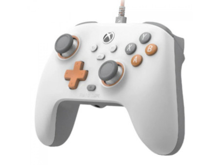Controle Gamer GameSir T7 WT, USB, Para Xbox/PC, Hall Effect, Licenciado Microsoft, Branco