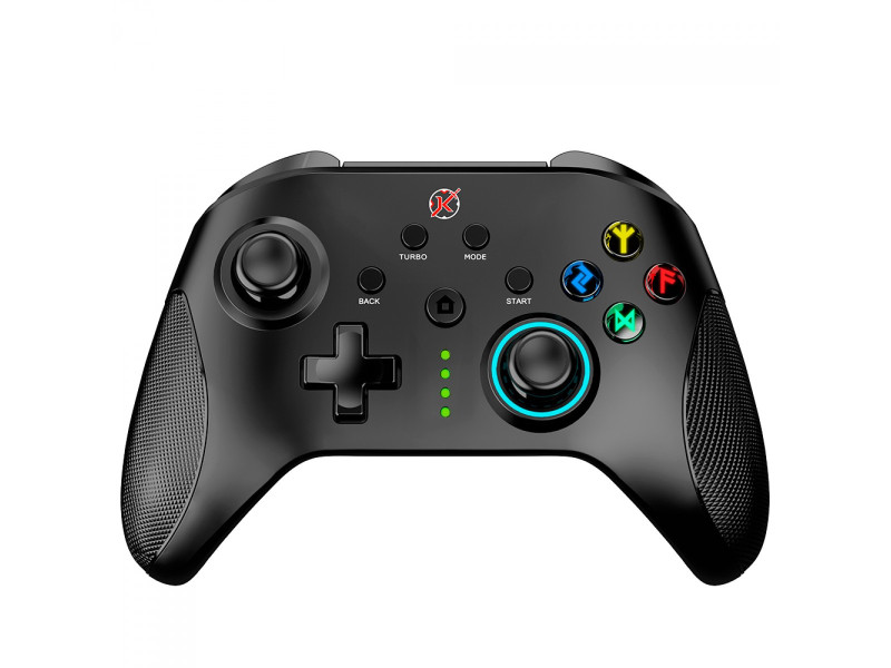 Controle Gamer Kalkan Tyr, RGB, Bluetooth, PC/Android/iOS, Preto, KLK00004