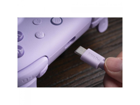 Controle Gamer 8BitDo Ultimate 2C, Com Fio, Hall Effect, Roxo, 82CD01