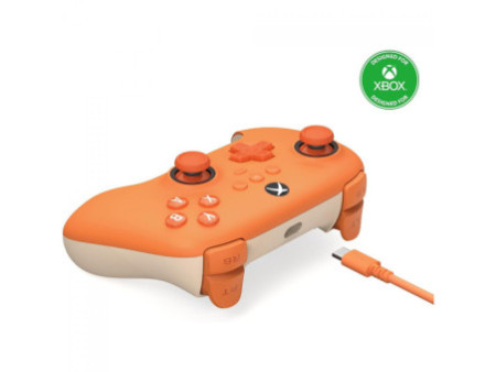 Controle Gamer 8BitDo Ultimate C Orange Para Xbox, Hall Effect, RGB, XBOX/Windows, 82CF05D