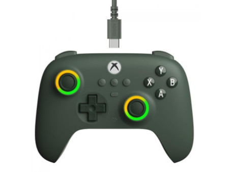 Controle Gamer 8BitDo Ultimate C Dark Green Para Xbox, Hall Effect, RGB, XBOX/Windows, 82CF03D