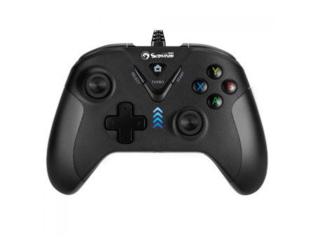 Controle Gamer Marvo GT-019, USB, PC/PS3, Black