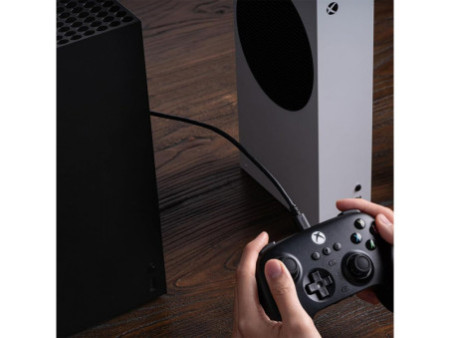 Controle Gamer 8BitDo Ultimate 3-Mode Para Xbox, Com Joystick Hall Effect, Windows/Android, Licenciado Microsoft, Preto, 81HB02D