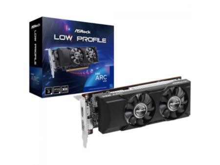 Placa De Vídeo ASRock Intel Arc A310 Low Profile, 4GB, GDDR6, XeSS, Ray Tracing, 90-GA4NZZ-00UANF