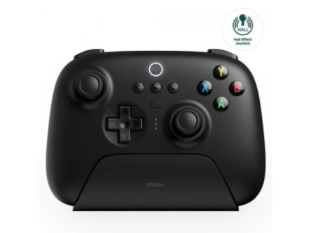 Controle Gamer 8BitDo Ultimate 2.4G Wireless, Windows, Android, Apple, SteamOS, Hall Effect, Preto, 81HA08