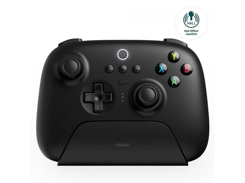 Controle Gamer 8BitDo Ultimate 2.4G Wireless, Windows, Android, Apple, SteamOS, Hall Effect, Preto, 81HA08 Controle Gamer 8BitDo Ultimate 2.4G Wireless, Windows, Android, Apple, SteamOS, Hall Effect, Preto, 81HA08